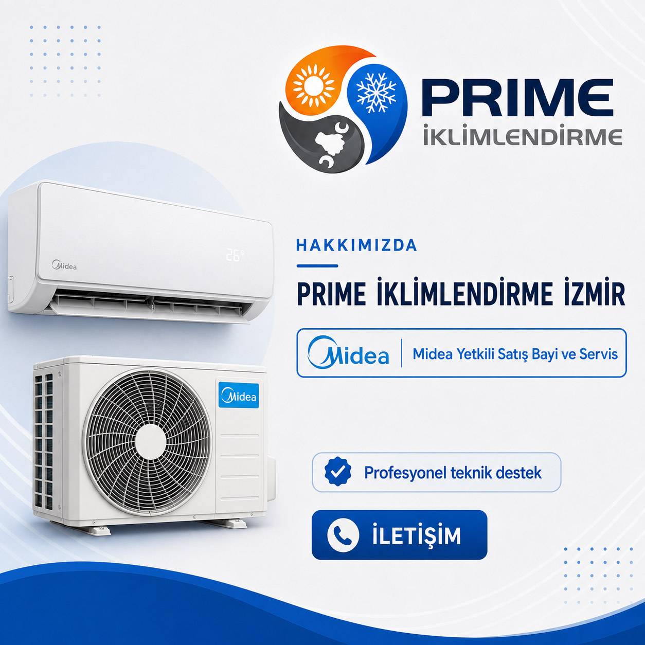 Prime iklimlendirme İzmir Klima Arıza Bakım Onarım